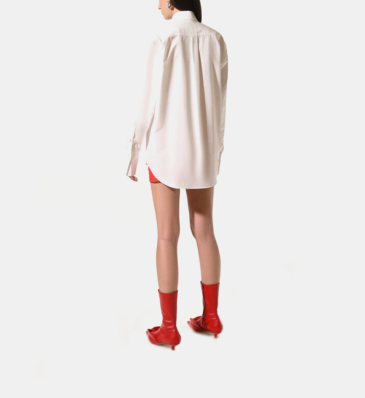 Cotton Embroidered Poplin Shirt