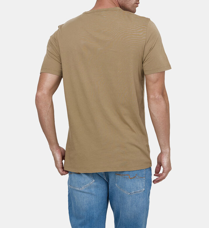 تيشيرت قطن بشعار جانبي