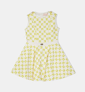 Girl Monogram Sleeveless Dress