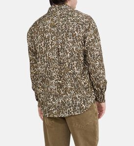 Leopard-print Button-down Shirt Leopard-print Button-down Shirt