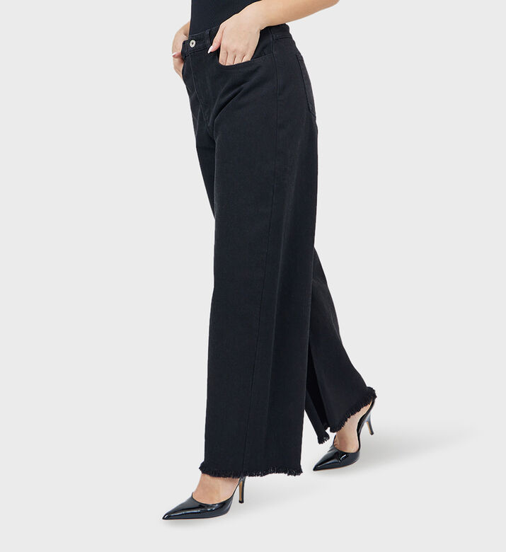 جينز بويفريند كبير الحجم من الدنيم