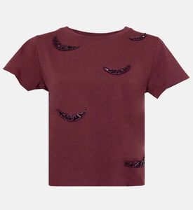 Zadig et Voltaire Ts, Burgundy, S, Packshot View