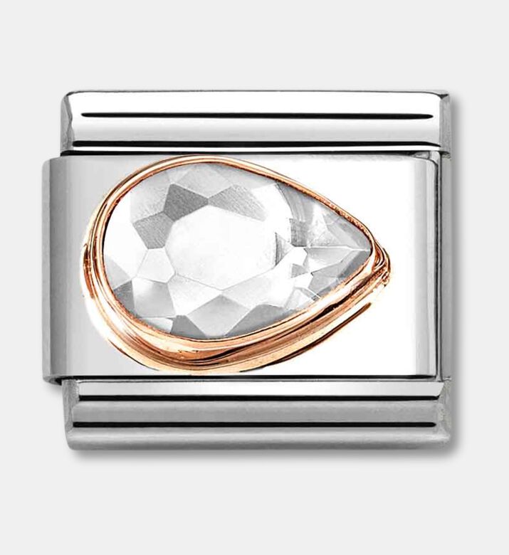 Nomination Composable Cz. Faceted Wht, Packshot View