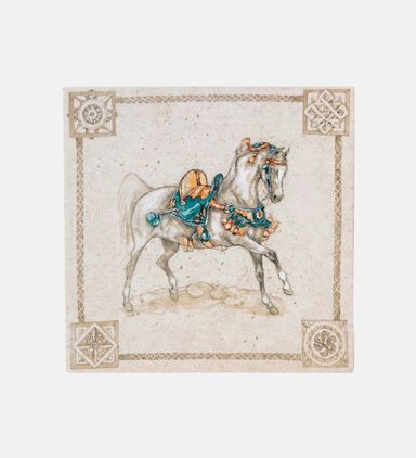 Horses Of The Wind Square Plate