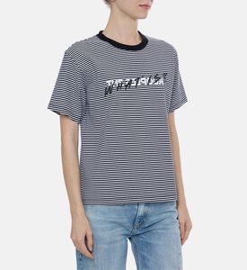 Logo-print Striped Short-sleeve T-shirt