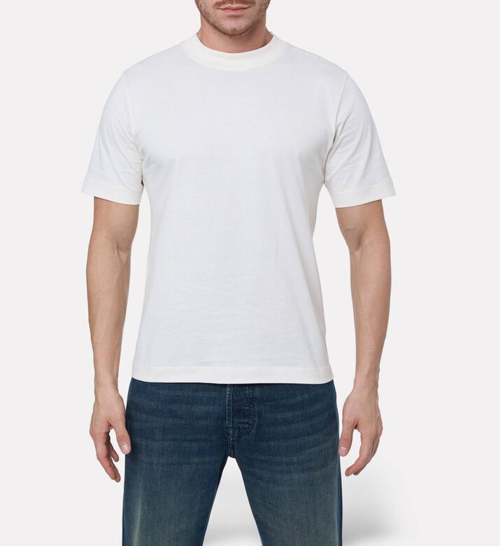 Etudes Minimalist Regular-cut T-shirt, Model View