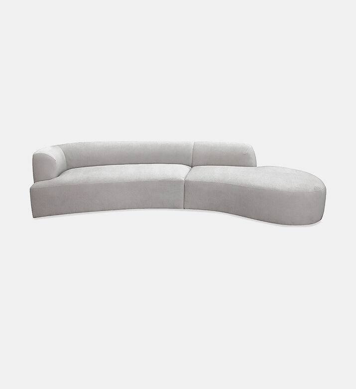 Home Deco and More Venice Curved Sofa Chaise, Packshot View Home Deco and More Venice Curved Sofa Chaise, Packshot View