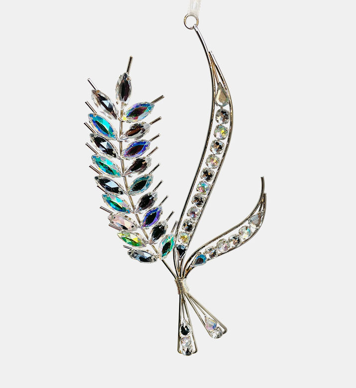 Jewel Grain Double Leaf Ornament Jewel Grain Double Leaf Ornament