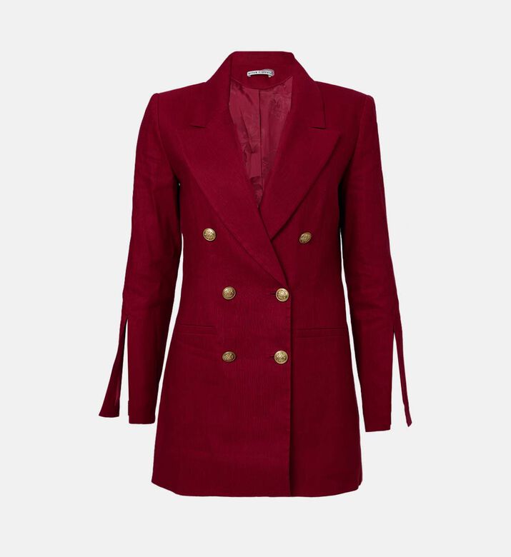 Campbell Slit Sleeve Tailored Blazer