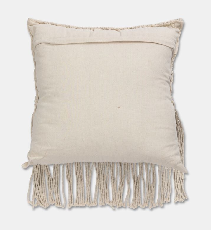 Home Deco and More Pufa Natural Cotton Cushion, Packshot View