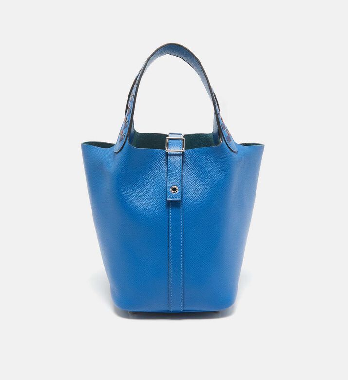 Leather Woven Strap-detail Tote Bag Preowned