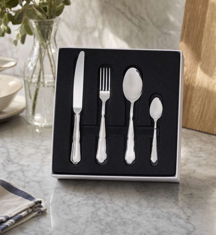 Guy Degrenne Classic Stainless Cutlery 24 Pcs, Model View