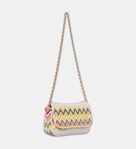 Missoni Zig-zag Patterned Wool Shoulder Bag, Packshot View
