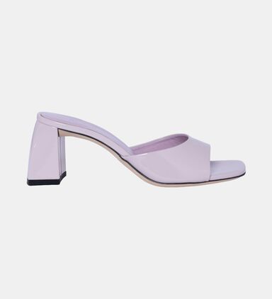 Romy Leather Square Toe Mules