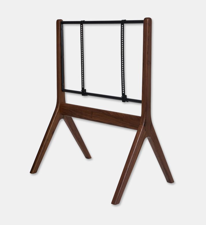 Home Deco and More Davis Wood Lacquered-finish Tv Stand, Walnut, Packshot View