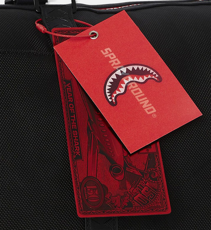 Sprayground Embossed Shark Barrel Duffel Bag, Packshot View