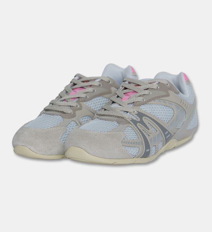 Marc Jacobs Mesh Suede Low-top Sneakers, Grey, Eu-38, Packshot View