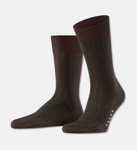 Falke Elastic Band Long Socks, Brown, 43-44, Packshot View