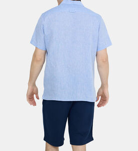 Monaco Linen Short-sleeve Shirt