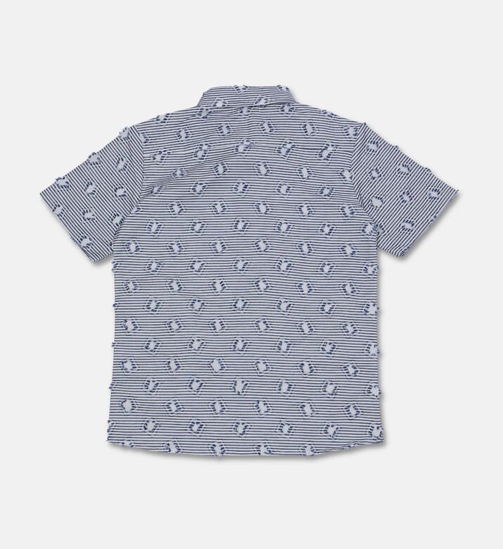 Jules & Juliette Paris Cotton Striped Short-sleeve Shirt, Packshot View