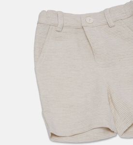 Jules & Juliette Paris Cotton Striped Pattern Shorts, Packshot View