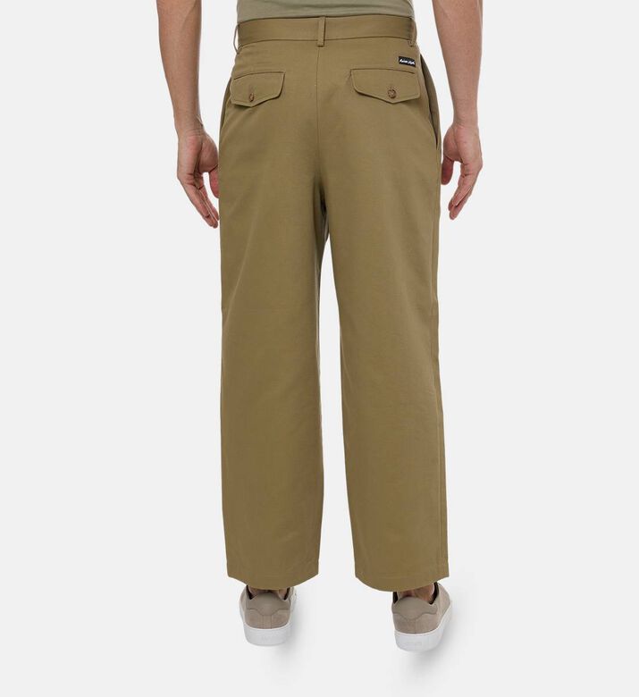 Maison Kitsune Pleated Design Regular-fit Pants, Model View