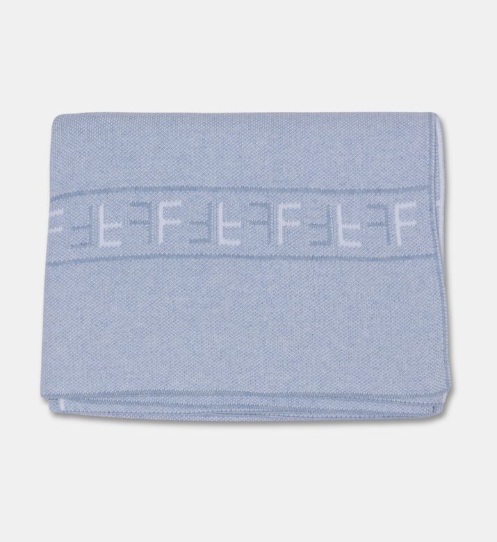 My First Collection Signature Knit Baby Blanket, Azure, Packshot View