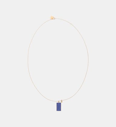 Ever Lapis Rectangle Chain - 18k