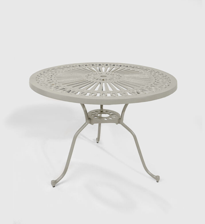 طاولة طعام بيسترو أوف وايت بـ 4 كراسي