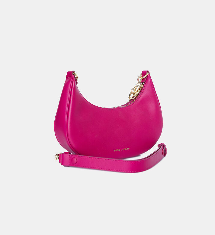 حقيبة جلد البقر المنحنية