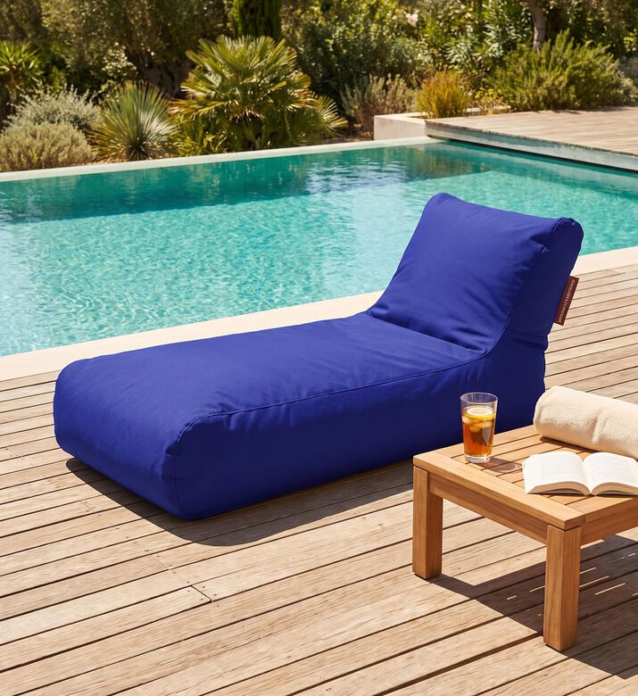 Home Deco and More Dive In Sunbed, Blue, 180x71x69-cm, Packshot View