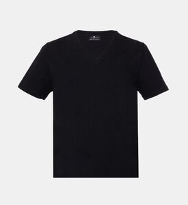 تيشيرت قطن بأكمام قصيرة