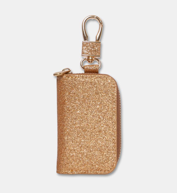 StickyBestie Glitter Mini Coin Purse Charm, Gold, Packshot View