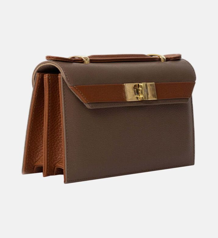 Glam Leather Square Bag