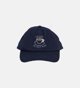 Maison Labiche Embroidered French-inspired Baseball Cap, Packshot View Maison Labiche Embroidered French-inspired Baseball Cap, Packshot View