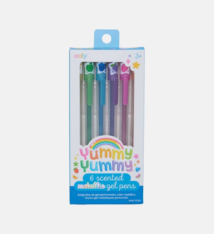 Yummy Yummy 6-piece Scented Metallic Gel Pens Set