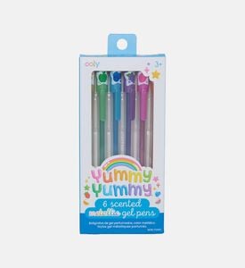 Yummy Yummy 6-piece Scented Metallic Gel Pens Set Yummy Yummy 6-piece Scented Metallic Gel Pens Set