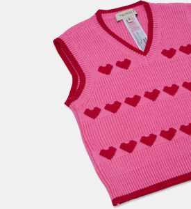 Twinset Sleeveless V-neck Knitted Gilet, Packshot View