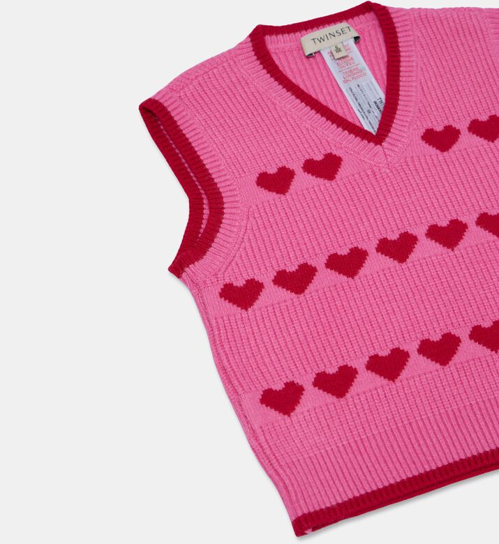 Twinset Sleeveless V-neck Knitted Gilet, Packshot View