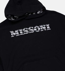 Cotton Zigzag Logo-print Hoodie