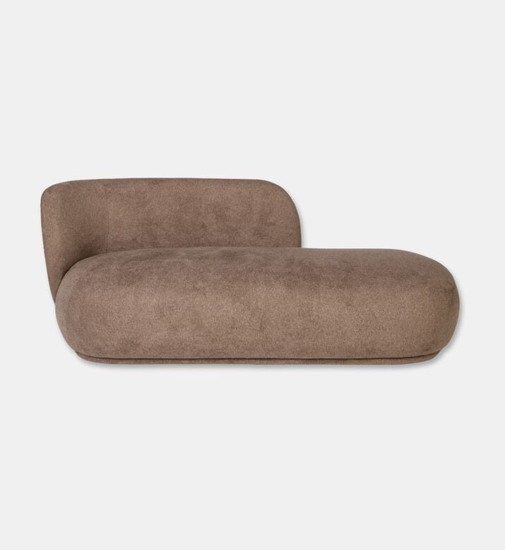 Home Deco and More Lectus Serpentine Lounge Sofa, Grey, Packshot View