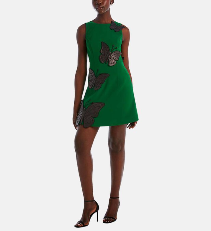 Libere Sleeveless Mini Crepe Dress