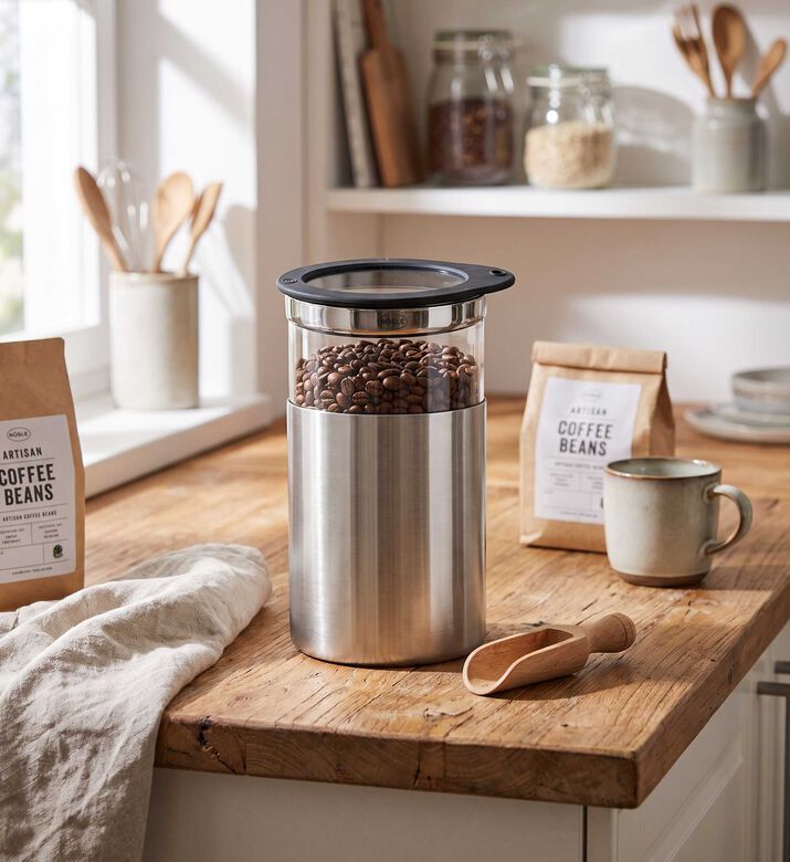 Rosle Glass Stackable Lid Jar, Packshot View