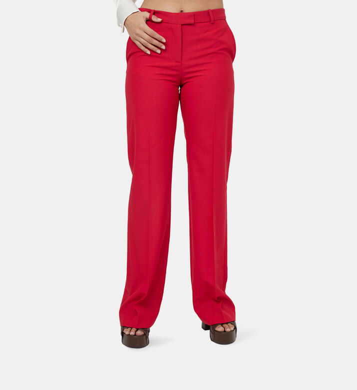 Peter Mid-rise Wool Trousers