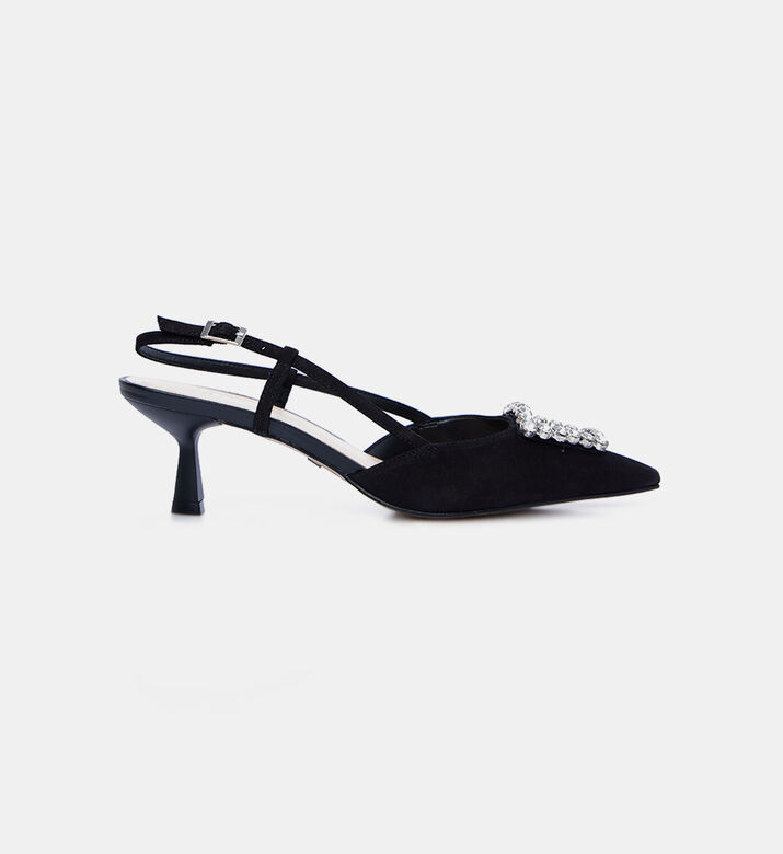 Emily Nubuck Slingback Pumps
