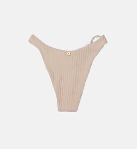 قطعة بيكيني سفلية مضلعة بحلقة