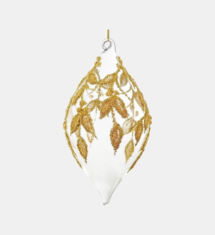 Shishi Glass Drop Beaded, Clear, 13-cm, Packshot View