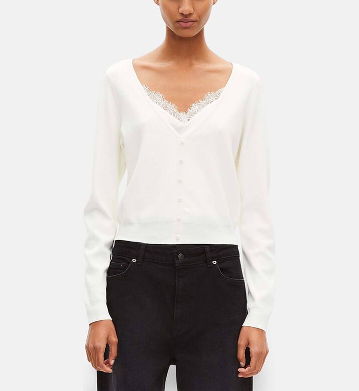 The Kooples Pull Dentelle, Model View