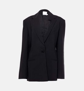 Single-breasted Long-sleeve Blazer