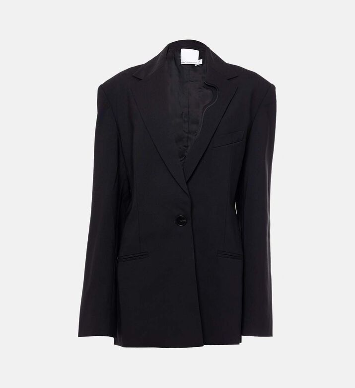 Single-breasted Long-sleeve Blazer
